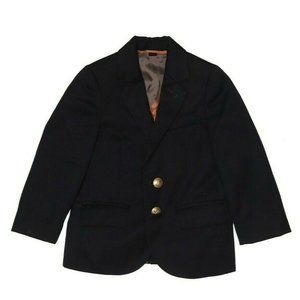 Crewcuts Boys' Ludlow two-button blazer in navy wool sz 2